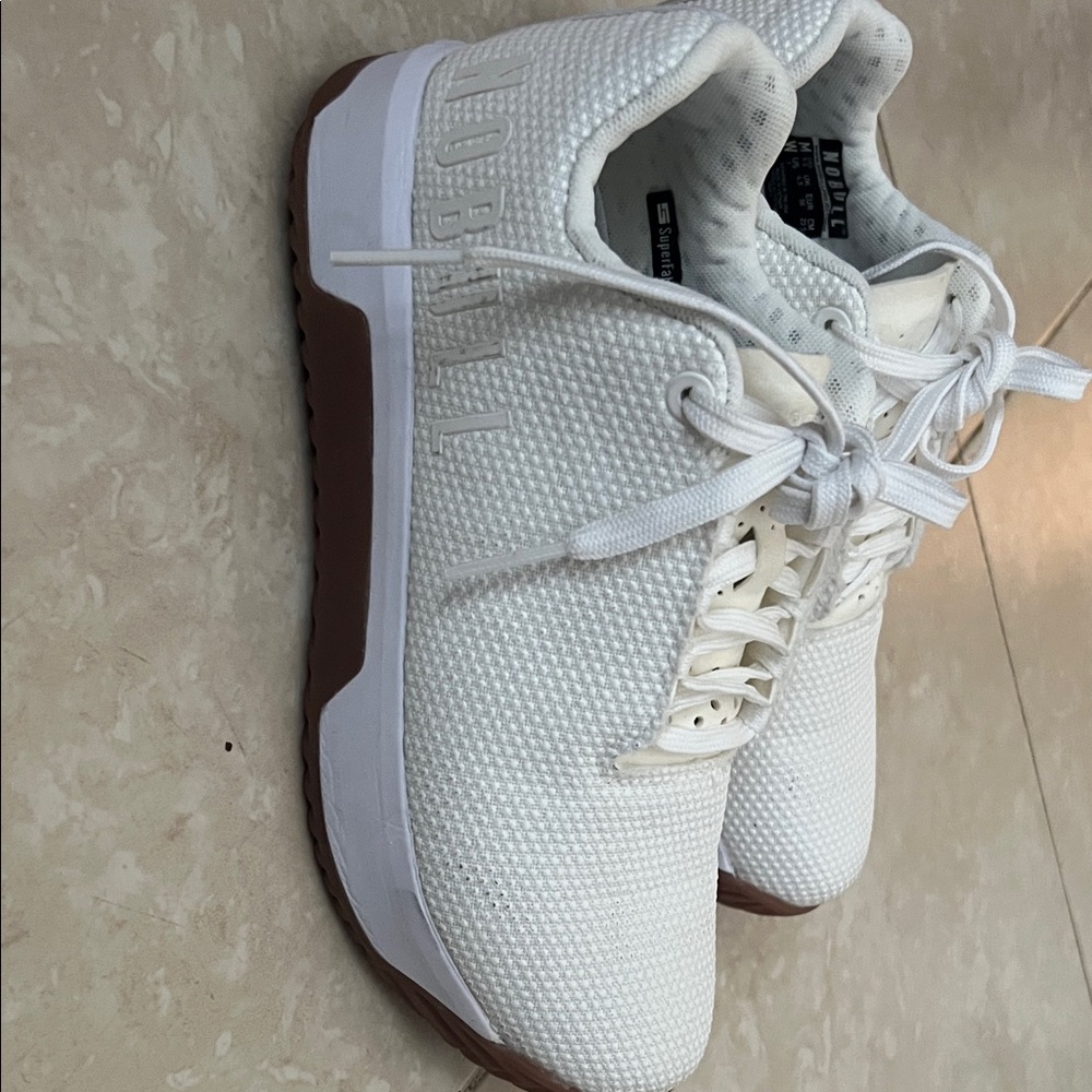 NOBULL Women's White Textured Sneakers